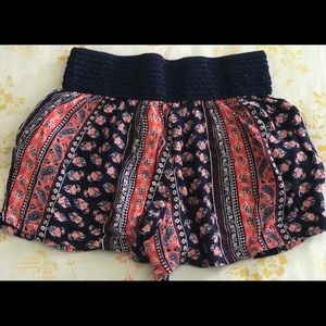 Multi colored shorts